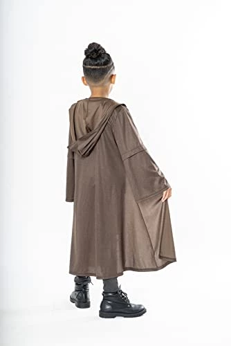 Rubie's 3014747-8 Disney Star Wars OBI-Wan Kenobi Child Hooded Robe Kids Fancy Dress, Boys, Girls, Brown, One Size, For Age 7-10 Years (120-140cm) 4 Rubie's 3014747-8 Disney Star Wars OBI-Wan Kenobi Child Hooded Robe Kids Fancy Dress, Boys, Girls, Brown, One Size, For Age 7-10 Years (120-140cm) - Image 2
