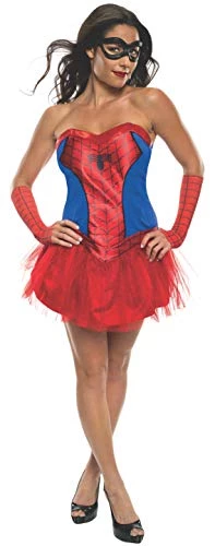 Rubie's Official Marvel Spider-Girl Tutu Dress Adult Costume, Superhero Fancy Dress