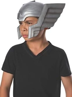 Rubie's Official Marvel Avengers Assemble Thor Helmet, Children Costume - One Size, Silver -Rubie's Shop 31oSHoKMl3L. AC