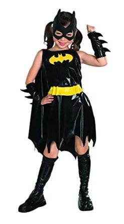 Rubie's Official Batgirl Licensed Fancy Dress Costume, Kids', 8-10 Years