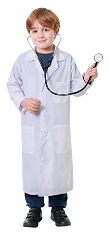 Bristol Novelty Doctor Coat Medium Costume Child Age 5-7 Years
