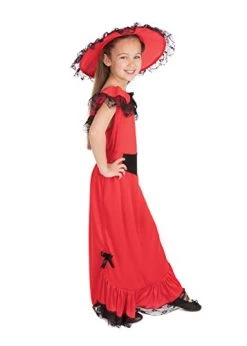 Bristol Novelty Scarlet O'Hara Costume For Children -Rubie's Shop 31q5rPp6j1L