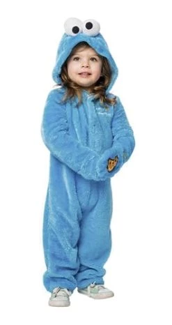 Rubies Official Sesame Street Toddler Cookie Monster Costume, Kids Fancy Dress
