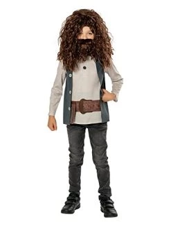 Rubies Official Harry Potter Deluxe Hagrid Child Costume, Kids Fancy Dress