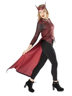 Rubies Official Marvel Dr Strange In The Multiverse Of Madness Scarlett Witch Deluxe Ladies Costume, Adult Fancy Dress -Rubie's Shop 31yKl2AjL 1