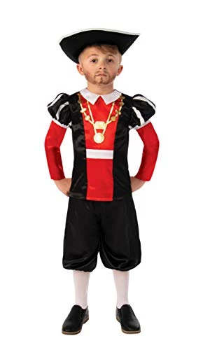 Bristol Novelty Henry VIII (BN Original) Costume, Boys, Black, Red, 3 Bristol Novelty Henry VIII (BN Original) Costume, Boys, Black, Red,