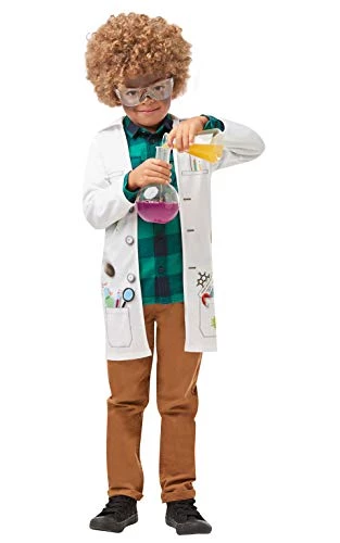 Rubie's Official Mad Scientist Jacket Fancy Dress, Lab Doctor Uniform, Childs 4 Rubie's Official Mad Scientist Jacket Fancy Dress, Lab Doctor Uniform, Childs - Image 2