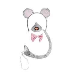 Bristol Novelty DS107 Mouse Set With Sound | Gray | Pack Of 1, One Size