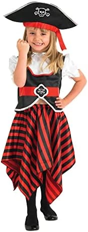 Rubie's Official Little Lass Pirate Costume, Girls Fancy Dress 9 Rubie's Official Little Lass Pirate Costume, Girls Fancy Dress - Image 7