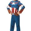Rubie's Official Marvel Avengers Captain America Classic Childs Costume, Kids Superhero Fancy Dress -Rubie's Shop 41 I3A8JosL