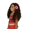 Rubie's Official Disney Moana Wig With Flower Costume Accessory, Brown, One 2 Rubie's Official Disney Moana Wig With Flower Costume Accessory, Brown, One -Rubie's Shop 41 TlN QpBL