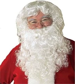 Rubie's Official Adult's Santa Father Christmas Beard And Wig - One Size, White -Rubie's Shop 4103T3cMcPL. AC