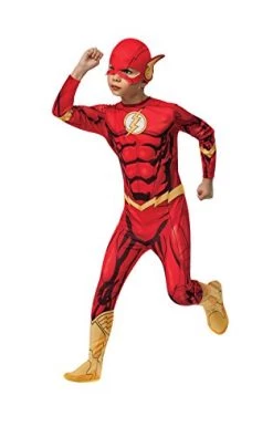 Rubie's Official DC The Flash Child Costume, Superhero Fancy Dress
