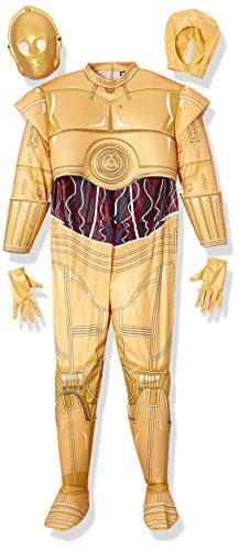 Rubie's Official Disney Star Wars C-3PO Men's Costume, Adult Fancy Dress