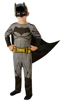 Rubie's Official DC Justice League Batman Classic Kids Costume, Super Hero Fancy Dress