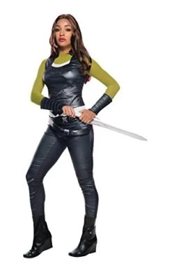 Rubie's Official Marvel Guardians Of The Galaxy Vol.2 Gamora Deluxe Ladies Costume, Adult Superhero Fancy Dress