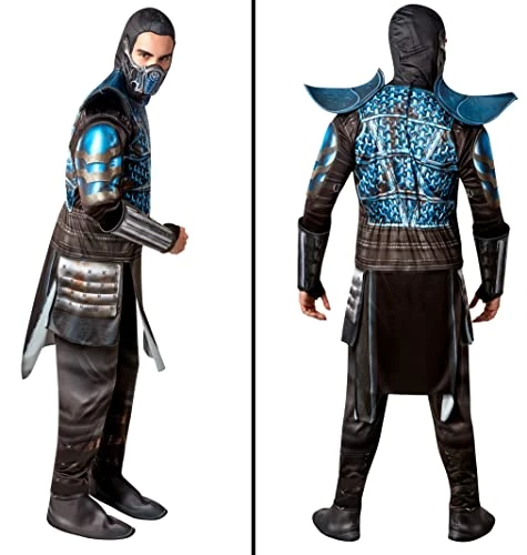 Rubies Official Mortal Kombat Sub-Zero Costume, Adult Fancy Dress 4 Rubies Official Mortal Kombat Sub-Zero Costume, Adult Fancy Dress - Image 2