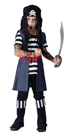 Bristol Novelty Tattooed Pirate Costume