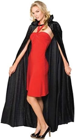 Rubie's Official Adult's Halloween Long Crushed Velvet Cape Costume - Black, One Size 7 Rubie's Official Adult's Halloween Long Crushed Velvet Cape Costume - Black, One Size -Rubie's Shop 4128RG6ph9L. AC
