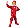 Rubie's Official Marvel Avengers Iron Man Deluxe Toddler Costume, Kids Fancy Dress -Rubie's Shop 412I99c25L