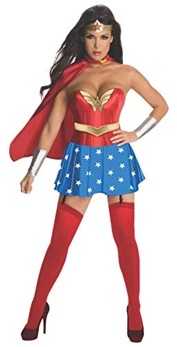 Rubie's Official DC Comics Wonder Woman Corset Ladies Costune, Adult Superhero Fancy Dress 3 Rubie's Official DC Comics Wonder Woman Corset Ladies Costune, Adult Superhero Fancy Dress