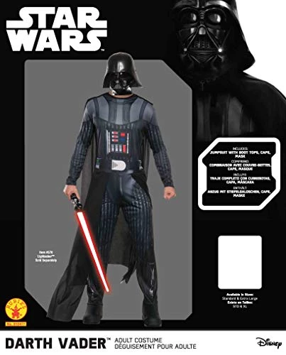 Rubie's Official Disney Star Wars Darth Vader Men's Costume, Adult Fancy Dress 4 Rubie's Official Disney Star Wars Darth Vader Men's Costume, Adult Fancy Dress - Image 2