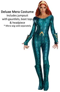 Rubie's Official DC Aquaman The Movie, Ladie's Deluxe Mera Costume -Rubie's Shop 413xE8j0BL 2