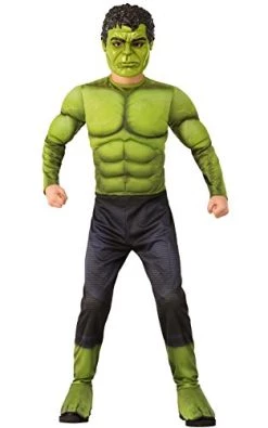 Rubie's Official Marvel Avengers Infinity War Hulk Deluxe Childs Costume, Kids Superhero Fancy Dress