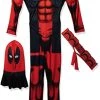 Rubie's Official Marvel Deadpool Deluxe Fancy Dress Costume -Rubie's Shop 415vLPq14GL 1