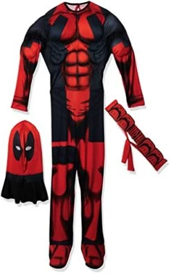Rubie's Official Marvel Deadpool Deluxe Fancy Dress Costume