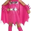 Rubie's Official DC Comics Batgirl Pink Costume, Childs Fancy Dress Super Hero -Rubie's Shop 416AoxEHuIL