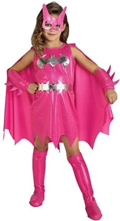 Rubie's Official DC Comics Batgirl Pink Costume, Childs Fancy Dress Super Hero