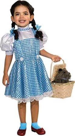 Rubie's Official The Wizard Of Oz Sequin Dorothy Childs Costume, Kids Fancy Dress -Rubie's Shop 416d5hPgOiL. AC