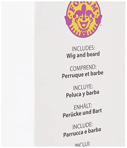 Bristol Novelty BW573 Wizard Grey Wig | For Adult Accessory, One Size 6 Bristol Novelty BW573 Wizard Grey Wig | For Adult Accessory, One Size - Image 4