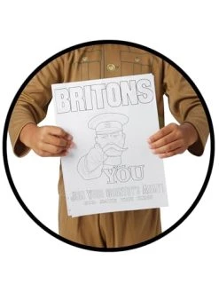 Rubie's Official WW1 Soldier Children's Costume, Kids Fancy Dress 11 Rubie's Official WW1 Soldier Children's Costume, Kids Fancy Dress -Rubie's Shop 417RLqo6zHL