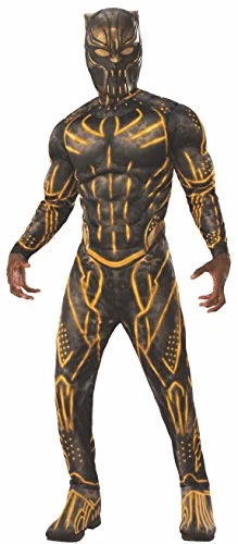 Rubie's Official Marvel Black Panther Movie Killmonger Deluxe Costume, Adult Superhero Fancy Dress
