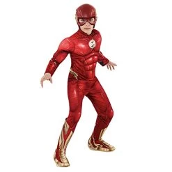 Rubie's Boys DC Comics Flash The Movie Deluxe Costume Jumpsuit And Mask