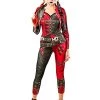 Rubie's Official Harley Quinn Ladies Jumpsuit Halloween Suicide Squad 2 Womens Villain Costume 1 Rubie's Official Harley Quinn Ladies Jumpsuit Halloween Suicide Squad 2 Womens Villain Costume -Rubie's Shop 418XO5Ulo0L
