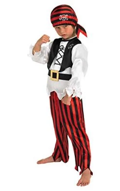 Rubie's Official Raggy Pirate Boy Costume, Kids Fancy Dress