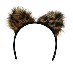 Bristol Novelty BA220 Feline Fantasy Ears Headband | For Women | Brown, Multi-Colour, One Size
