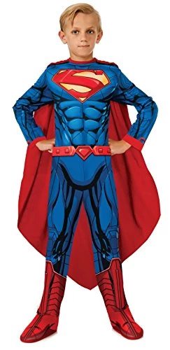 Rubie's Official DC Comics Superman Boys Costume Outfit, Kids Fancy Dress Super Hero