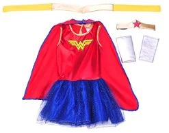 Rubie's Official DC Wonder Woman Tutu Girls Costume, Kids Superhero Fancy Dress 7 Rubie's Official DC Wonder Woman Tutu Girls Costume, Kids Superhero Fancy Dress -Rubie's Shop 41ALRwa1tiL