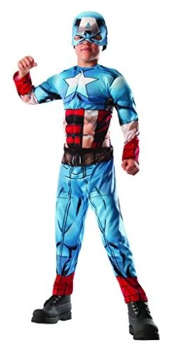 Rubie's Official Marvel Avengers Hulk To Captain America Reversible Deluxe Childs Costume, Kids Superhero Fancy Dress 9 Rubie's Official Marvel Avengers Hulk To Captain America Reversible Deluxe Childs Costume, Kids Superhero Fancy Dress -Rubie's Shop 41AWbsrpnhL
