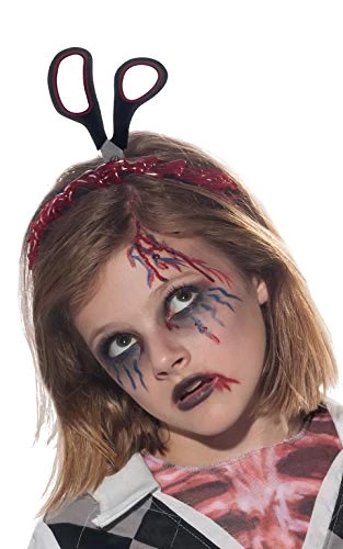 Rubie's Official Headband With Scissors And Blood, Halloween Children's Costume Accessory 3 Rubie's Official Headband With Scissors And Blood, Halloween Children's Costume Accessory
