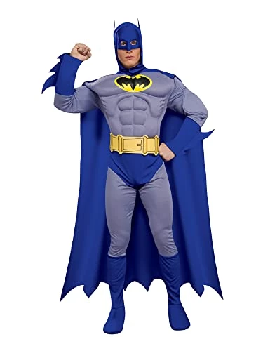 Rubie's Official DC Comics Batman Muscle Chest Adult Mens Fancy Dress Costume 3 Rubie's Official DC Comics Batman Muscle Chest Adult Mens Fancy Dress Costume