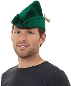 Bristol Novelty BH531 Robin Hood Hat Soft Felt, Unisex-adult, Green, One Size -Rubie's Shop 41BUvC3E6SL. AC 1