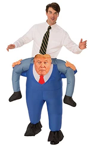 Rubie's Official Presidential Trump Piggyback Costume, Adult Unisex Inflatable Costume, One Size 3 Rubie's Official Presidential Trump Piggyback Costume, Adult Unisex Inflatable Costume, One Size