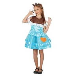 Bristol Novelty Cheeky Chocolate, Girls, Brown, Blue, White