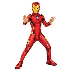 Rubie's Official Marvel Avengers Iron Man Classic Childs Costume, Kids Superhero Fancy Dress