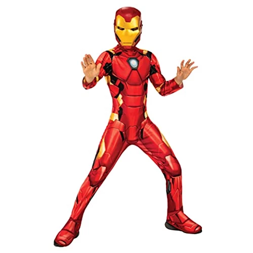 Rubie's Official Marvel Avengers Iron Man Classic Childs Costume, Kids Superhero Fancy Dress 3 Rubie's Official Marvel Avengers Iron Man Classic Childs Costume, Kids Superhero Fancy Dress